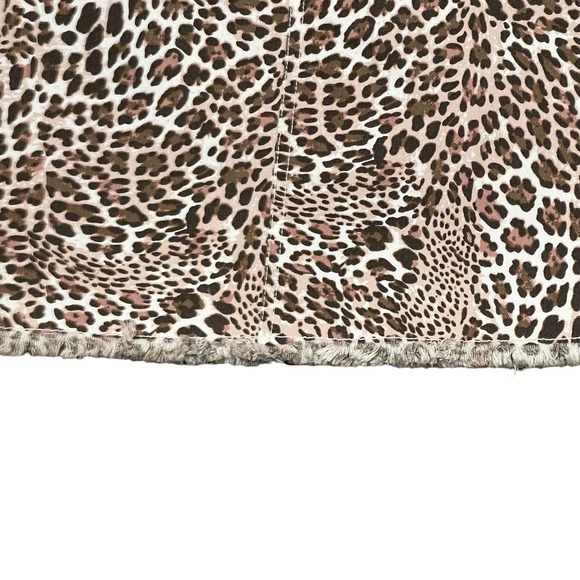 Tyler‎ Boe Pencil Skirt Size 4 Light Pink Brown Leopard Womens Stretch 28X20 - Picture 3 of 6